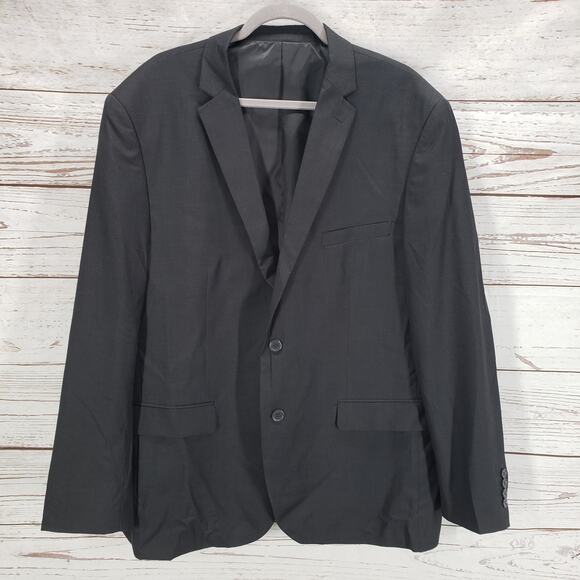 Alain Dupetit Men's Charcoal 2 Button Sportscoat Blazer Jacket Size 50R - Picture 1 of 12